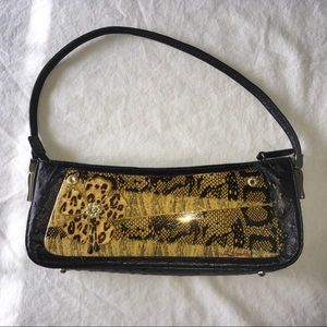 Debbie Brooks Clutch Floral and Rhinestones.